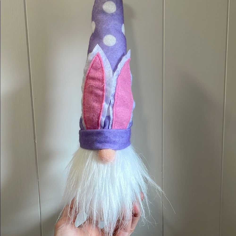 Pink and Purple Gnome Container - Party Favor - Easter Basket Gift